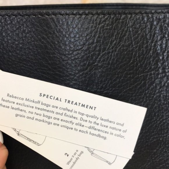 REBECCA MINKOFF Utility Convertible Leather Bucket - Picture 10 of 10